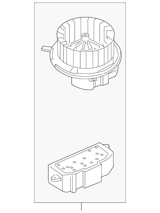 Blower Motor 561-820-015-E — Ansicht 2