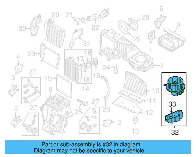 Blower Motor 561-820-015-E — Ansicht 15