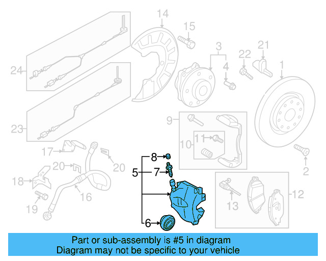 Caliper 3C0-615-124 — Ansicht 5