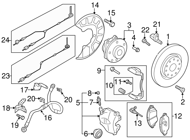Brake Pads Front 3Q0-698-151 - View 6