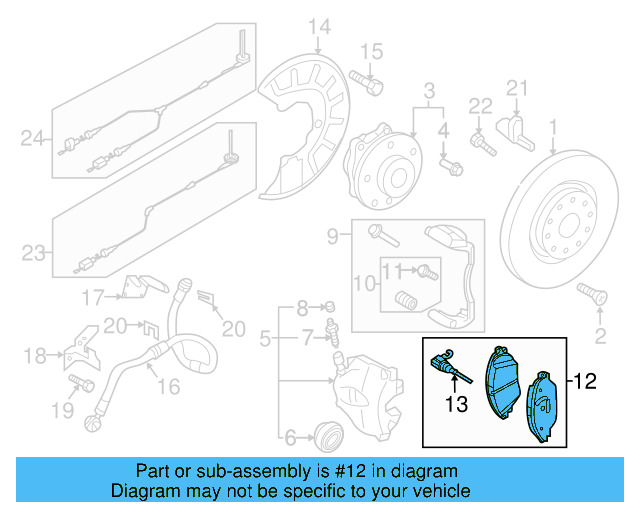 Brake Pads Front 3Q0-698-151 - View 4
