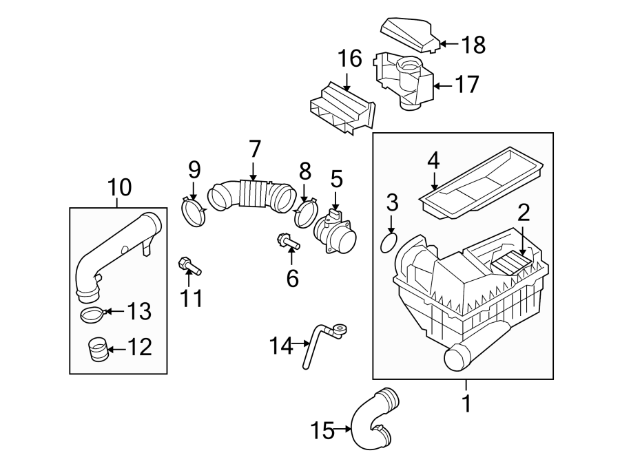Mass Air Flow Sensor 06J-906-461-B - View 4