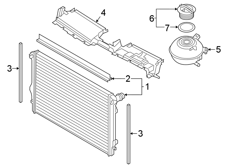 Expansion Tank 3Q0-121-407-F — Ansicht 2