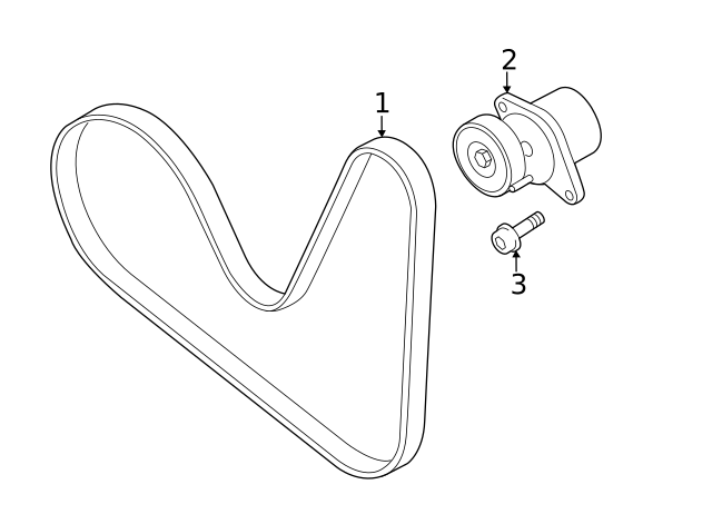 Serpentine Belt 06K-903-137-A - View 3