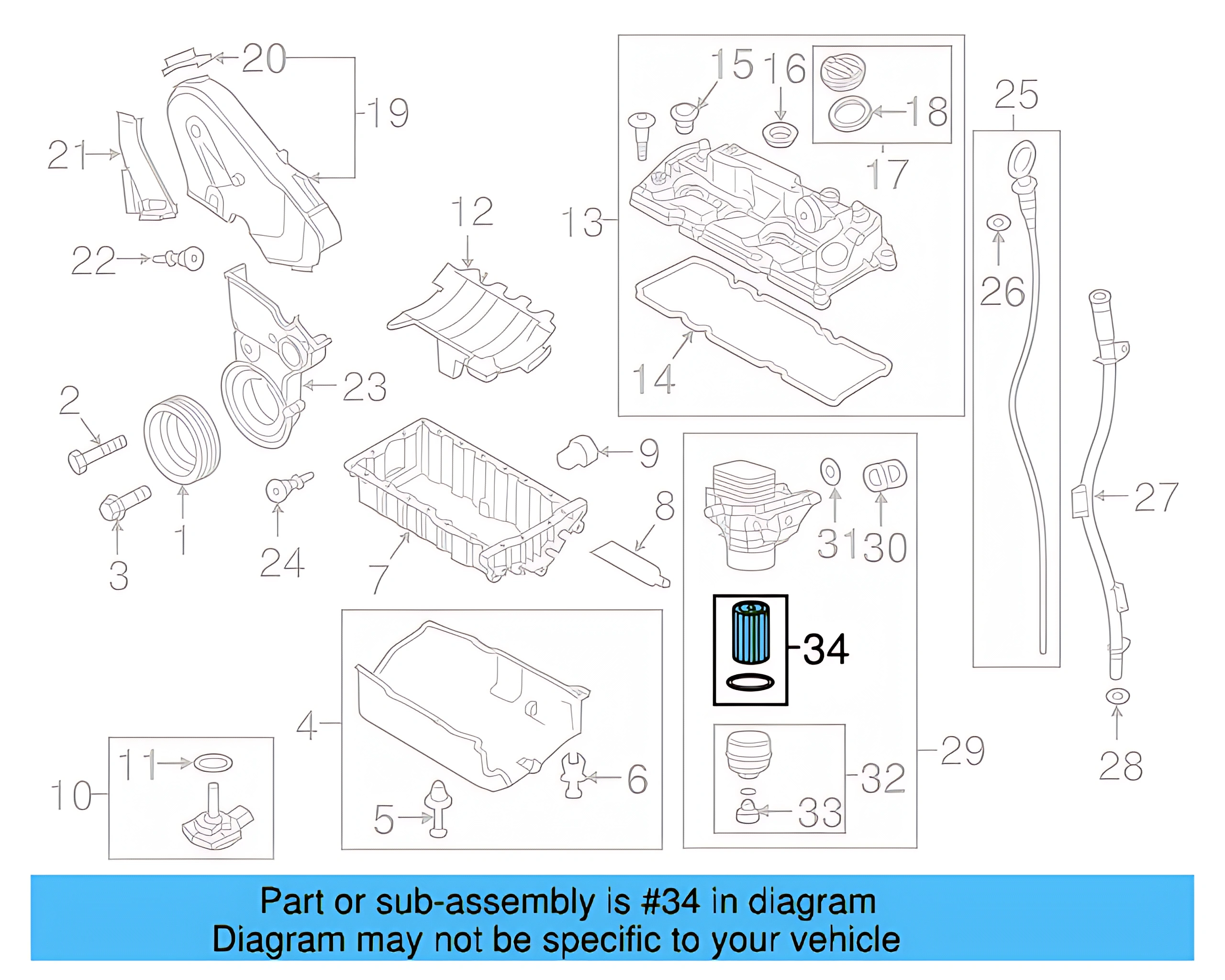 Oil Filter 03N-115-562-B - View 4
