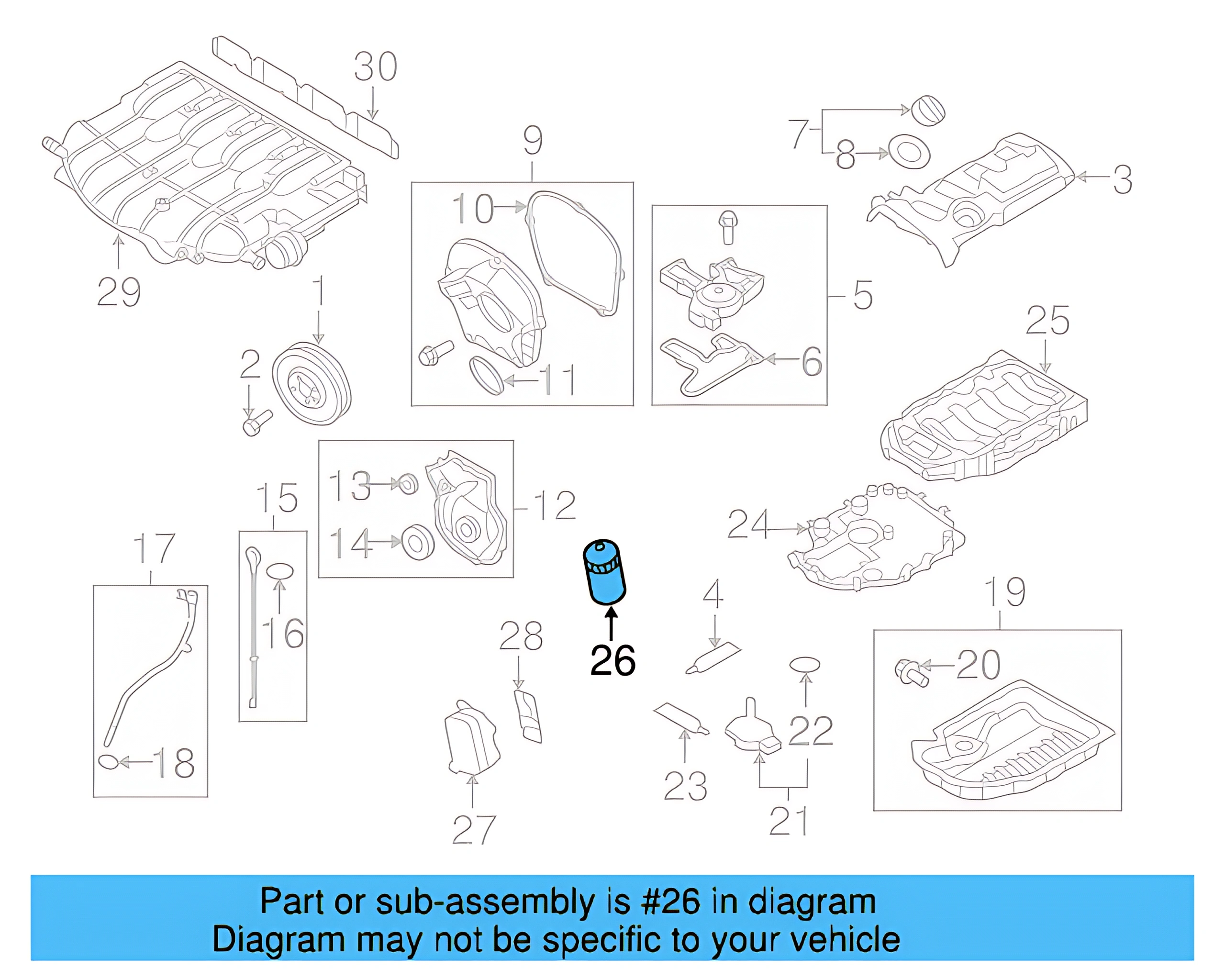 Oil Filter 06J-115-403-Q - View 30