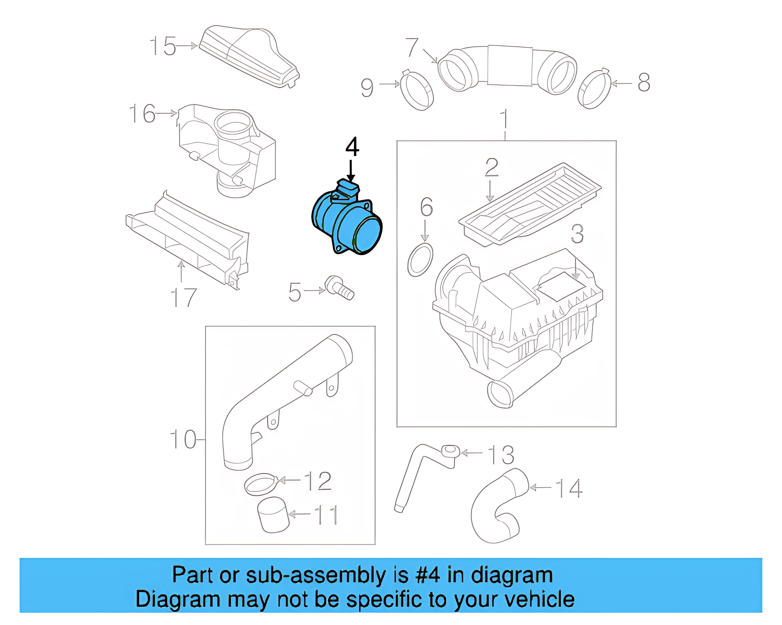 Mass Air Flow Sensor 06J-906-461-B — Ansicht 35