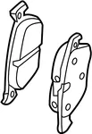 Disc Brake Pad Set 5Q0-698-451-AK — miniatura 2