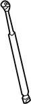 Hood Lift Support 1K0-823-359-A — миниатюра 2