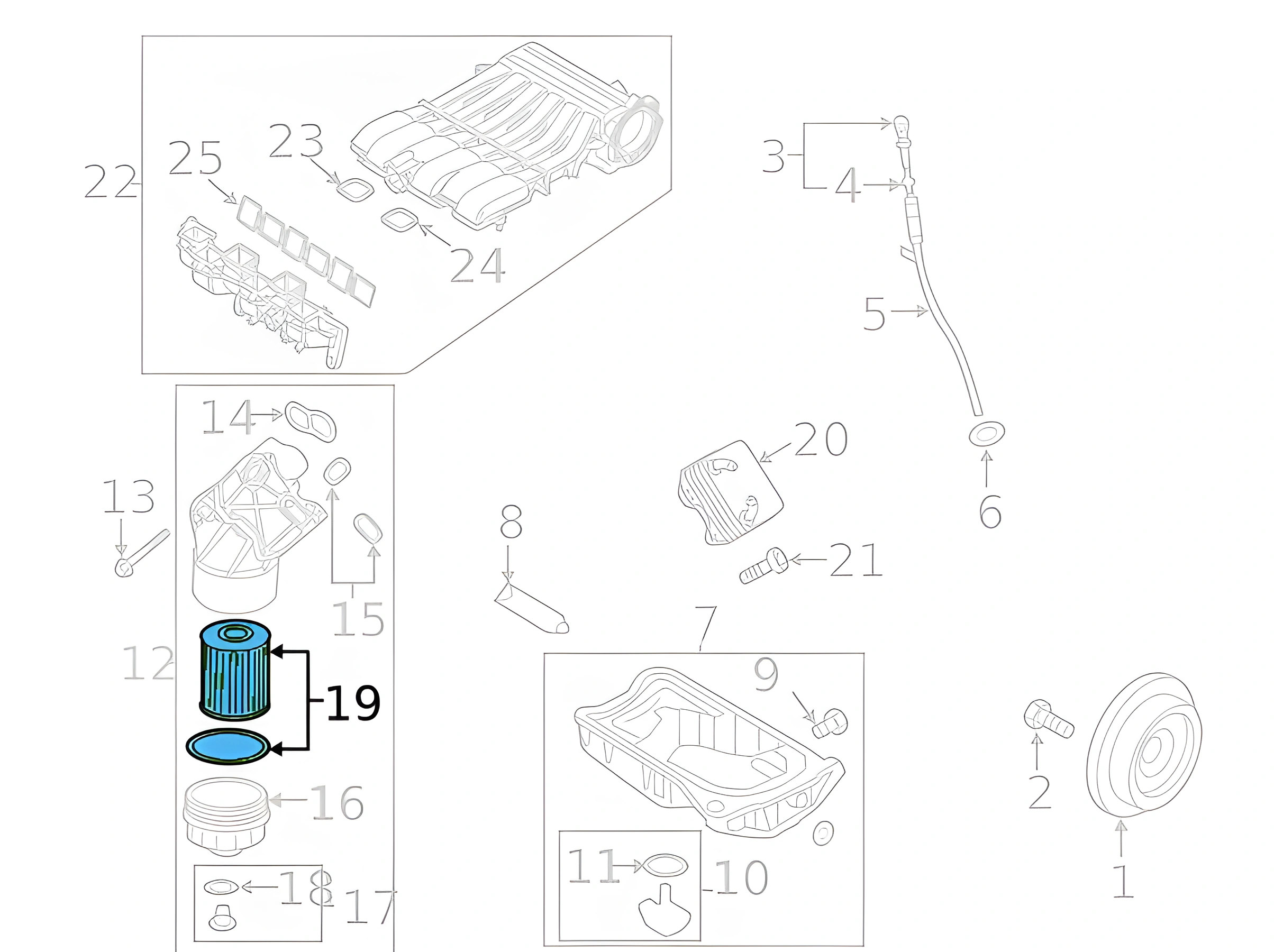 Oil Filter 03H-115-562 - View 4