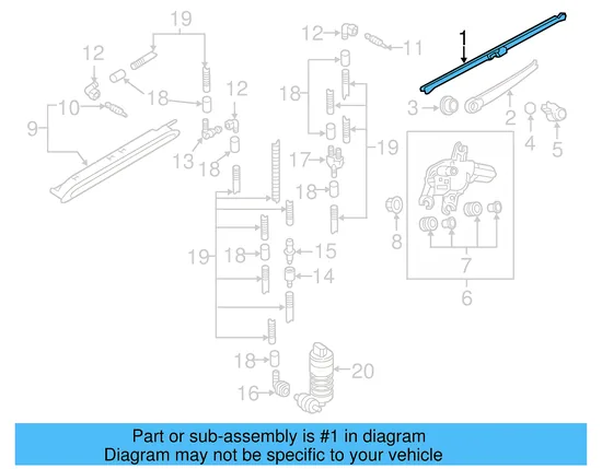 Wiper Blade 5NN-955-427-03C — miniatura 3