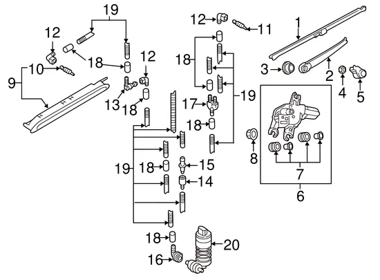 Wiper Blade 5NN-955-427-03C — miniatura 4