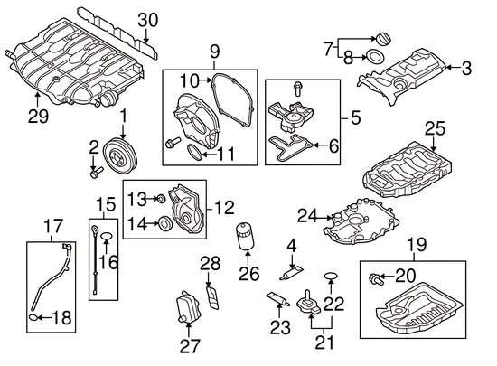 Engine Oil Pan 06J-103-600-AF — Miniaturansicht 4