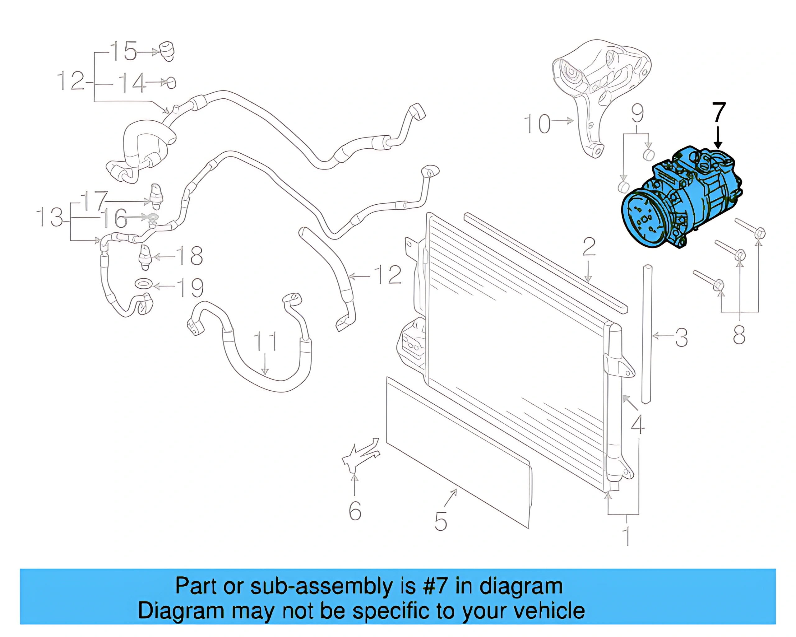 A/C Compressor 1K0-820-859-S — фото 3