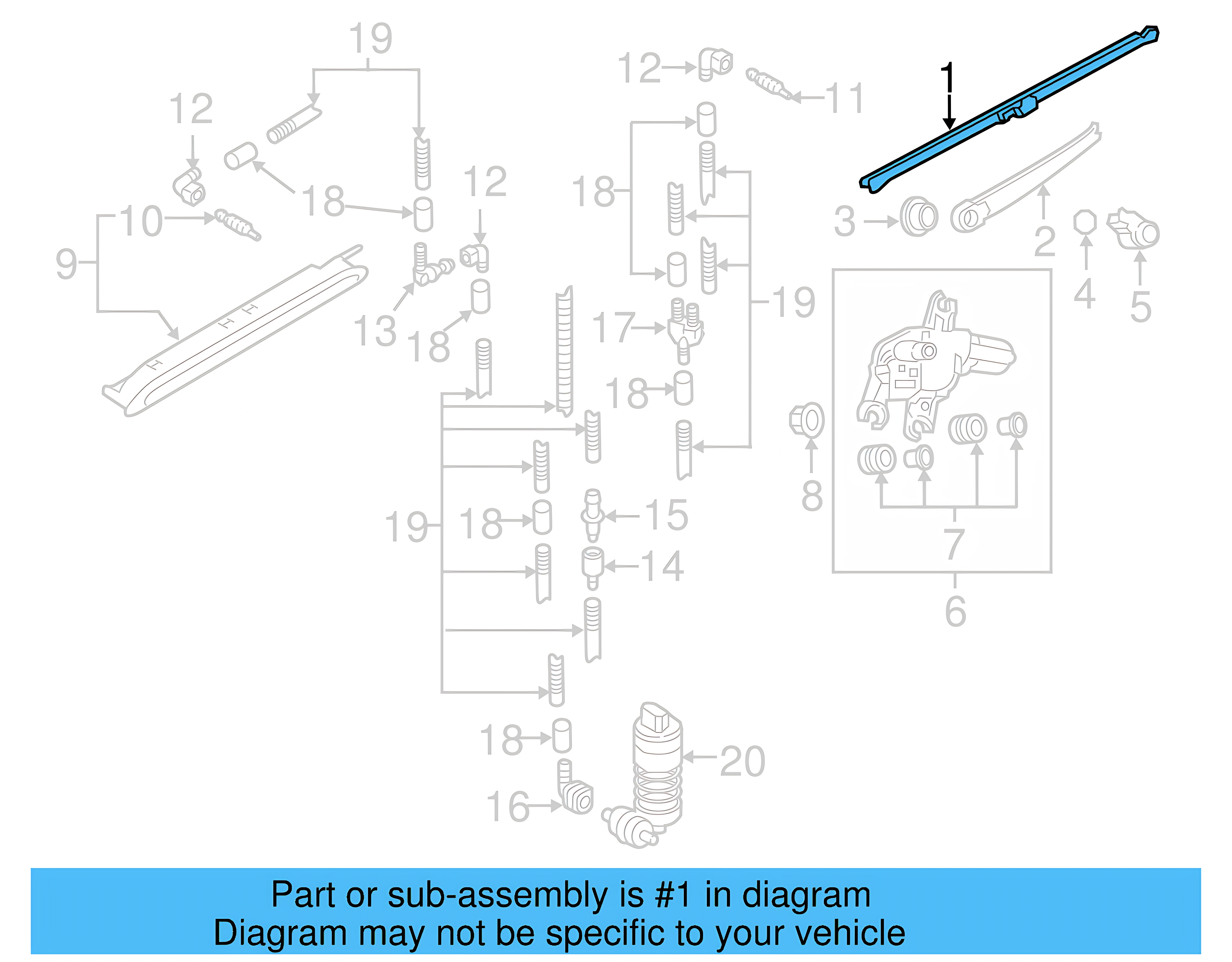 Wiper Blade 5NN-955-427-03C — zdjęcie 3