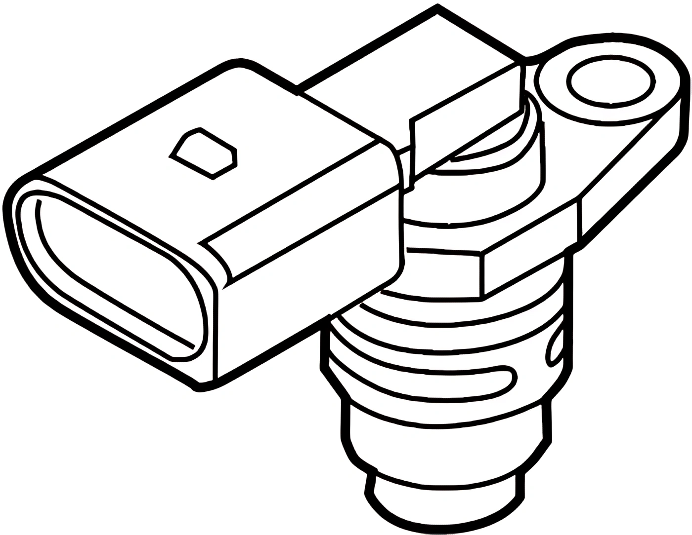 Engine Camshaft Position Sensor 07K-907-601-A - View 32