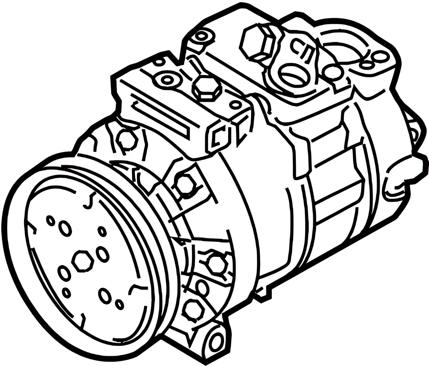 A/C Compressor 1K0-820-859-S — фото 2
