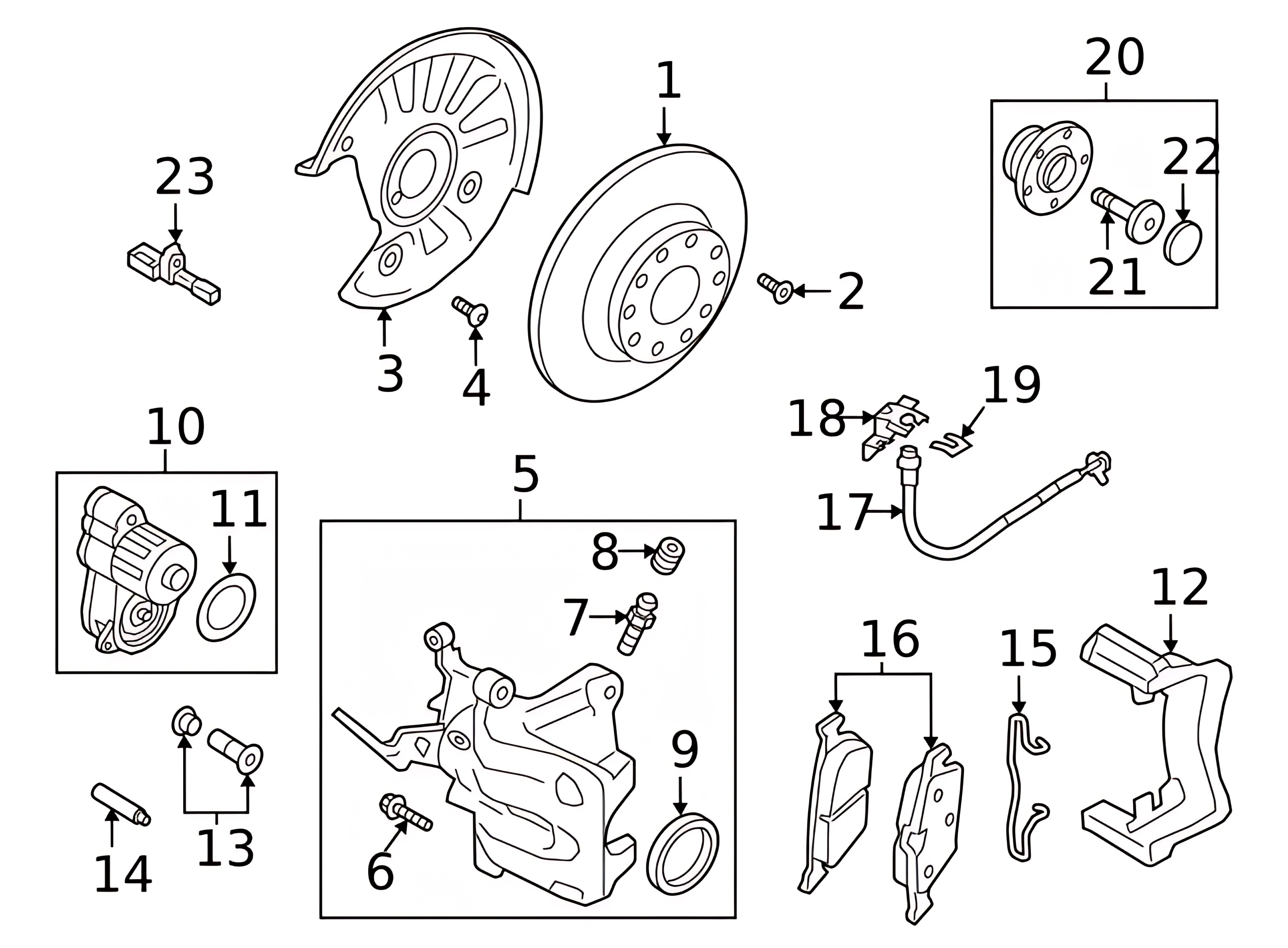 Brake Pads Rear 5Q0-698-451-AK — фото 4