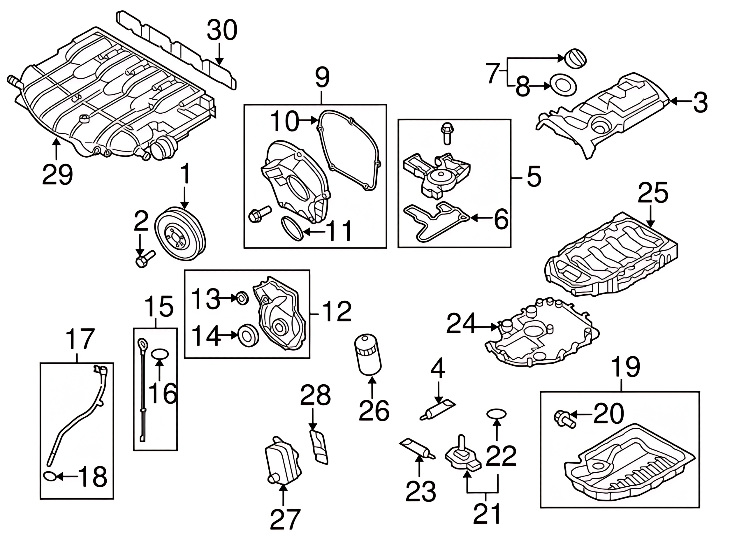 Engine Oil Pan 06J-103-600-AF